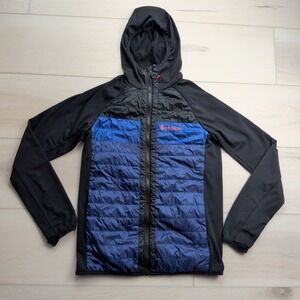 Cotopaxi Capa Hybrid Insulated Hooded Jacket Mens S Blue Black Performance